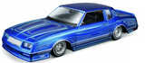 1:24 1986 Chevrolet Monte Carlo SS Lowrider -- Candy Blue -- Maisto Design