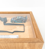 3D Mt Panorama with 1:43 2021 Bathurst Winner -- Custom Framed -- 3D Track Art