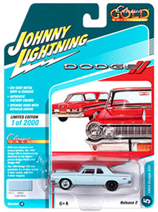 1:64 1964 Dodge 330 -- Light Blue -- Johnny Lightning