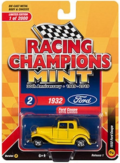1:64 1932 Ford Coupe -- Yellow -- Johnny Lightning