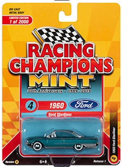 1:64 1960 Ford Starliner -- Teal Metallic -- Johnny Lightning