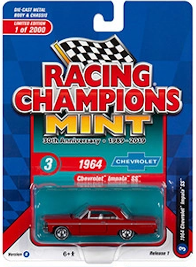 1:64 1964 Chevrolet Impala SS -- Red -- Johnny Lightning