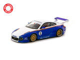 1:64 Porsche 997 Old & New -- Blue / White -- Tarmac Works