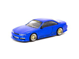 1:64 Nissan Silvia S14 by VERTEX -- Blue Metallic -- Tarmac Works