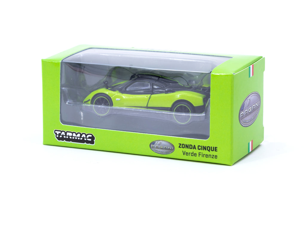 1:64 Pagani Zonda Cinque -- Verde Firenze (Lime Green) -- Tarmac Works