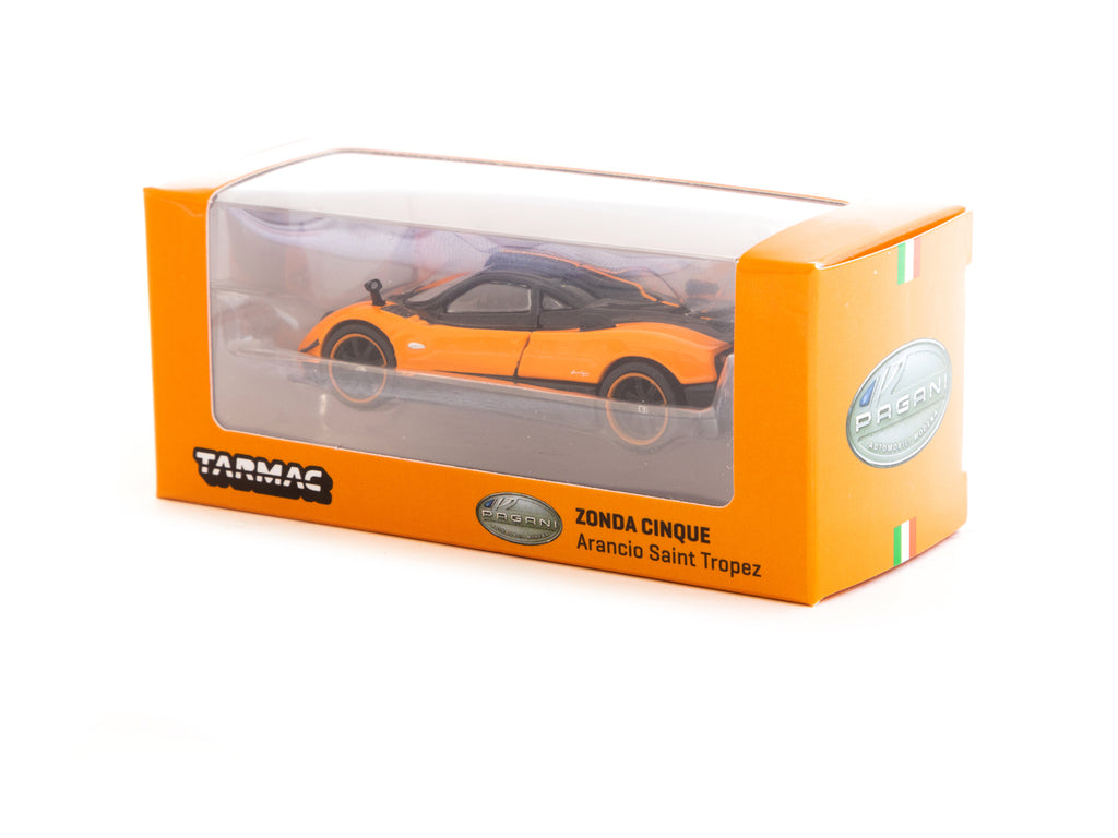 Pagani Zonda Cinque Coupe 1/18 Almost Real - Arancio St.Tropez - Neuve