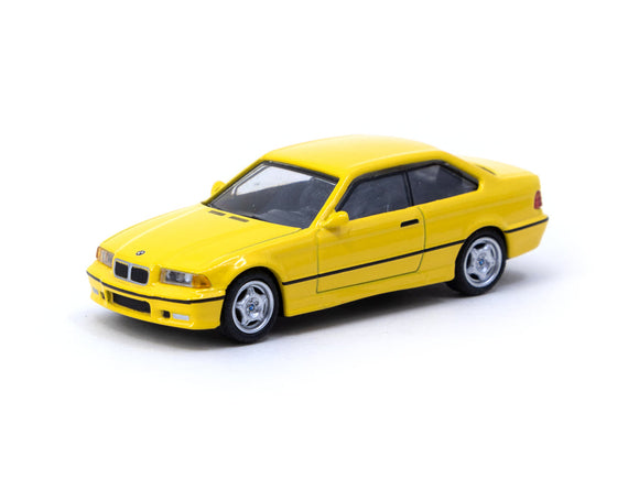 1:64 BMW M3 (E36) -- Yellow -- Tarmac Works x Schuco