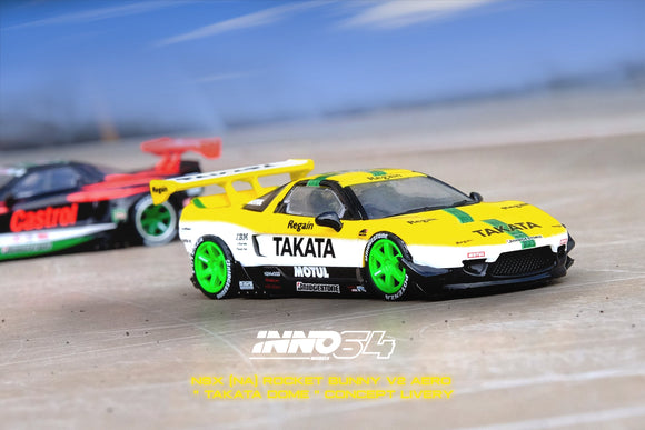 1:64 Honda NSX (NA1) V2 Aero -- Takata Dome Concept Livery -- INNO64