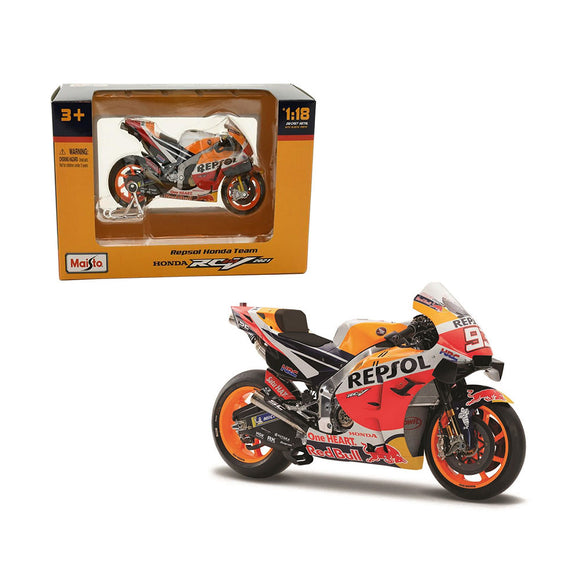 1:18 2021 Repsol Honda Team -- #93 Marc Marquez -- Maisto MotoGP