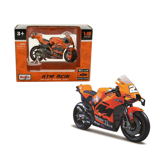 KTM RC16 Motorcycle #43 Jack Miller Red Bull KTM Factory Racing MotoGP  World Championship (2023) 1/12 Diecast Model by New Ray
