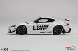 1:18 Toyota GR Supra LB☆WORKS -- White -- TopSpeed Model