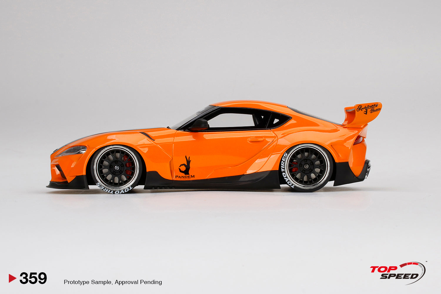 1:18 Toyota GR Supra Pandem V1.0 -- Orange -- TopSpeed Model