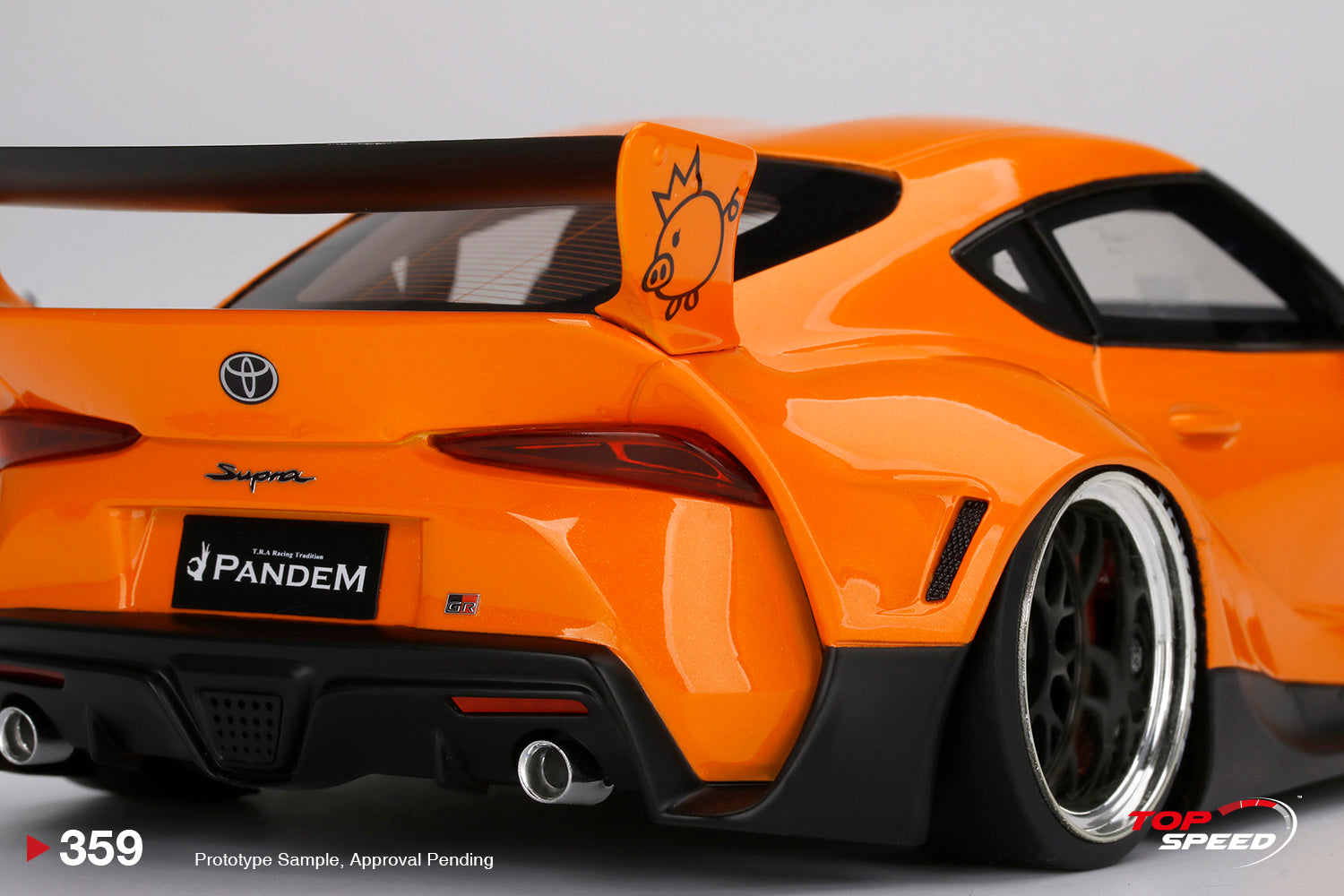 1:18 Toyota GR Supra Pandem V1.0 -- Orange -- TopSpeed Model