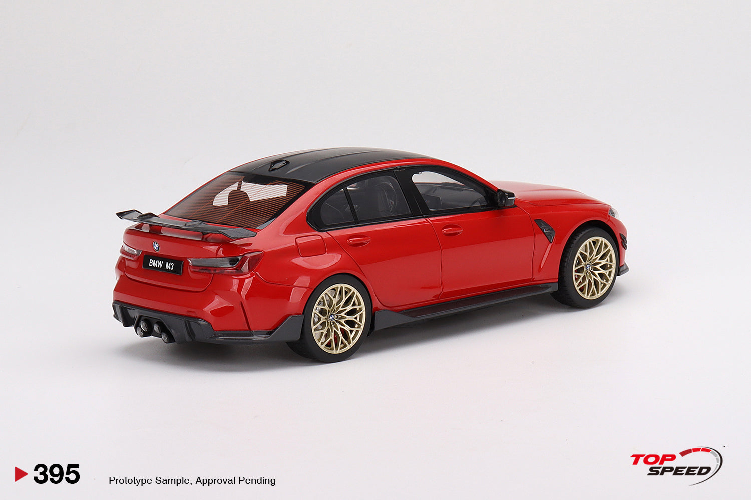 1:18 BMW M3 Competition (G80) -- Toronto Red Metallic -- TopSpeed Mode