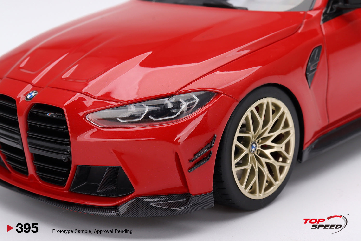 1:18 BMW M3 Competition (G80) -- Toronto Red Metallic -- TopSpeed Mode
