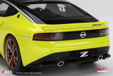 1:18 Nissan Fairlady Z Proto Spec 2023 -- Ikazuchi Yellow -- TopSpeed Model