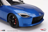 1:18 Nissan Fairlady Z Version ST 2023 -- Seiran Blue -- TopSpeed Model
