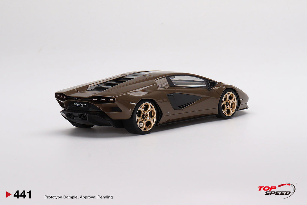 1:18 Lamborghini Countach LP800-4 -- Dark Bronze -- TopSpeed Model