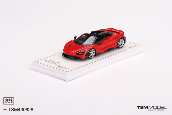 1:43 McLaren 765LT Spider -- Vermillion Red -- TSM-Model