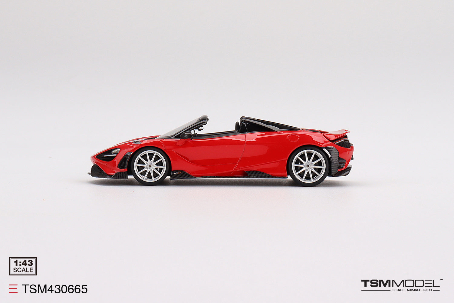 1:43 McLaren 765LT Spider -- Vermillion Red -- TSM-Model