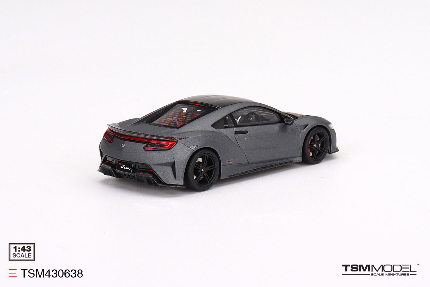 1:43 2022 Honda NSX Type S -- Gotham Gray Matte -- TSM-Model