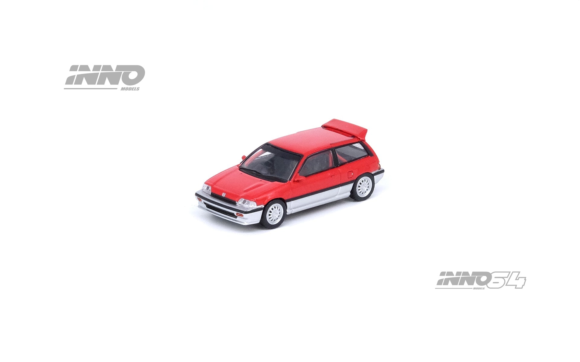 1:64 Honda Civic Si E-AT -- Red/Silver -- INNO64