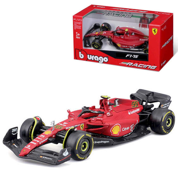 1:43 2022 Carlos Sainz -- #55 Ferrari F1-75 -- Bburago F1