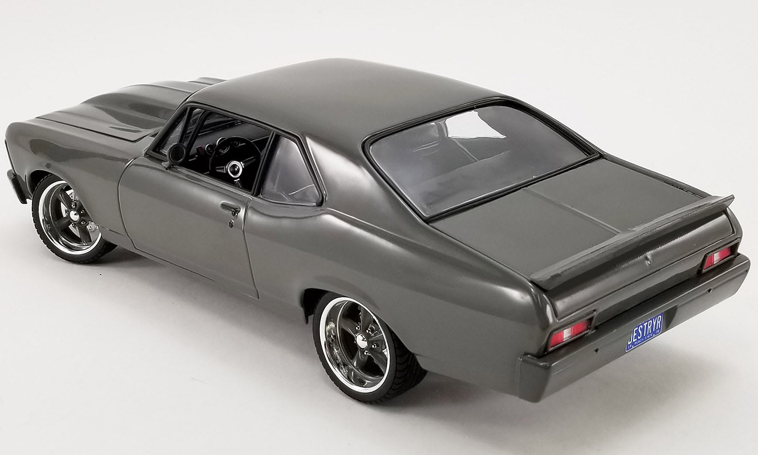 1:18 1970 Chevrolet Nova Street Fighter -- Destroyer Grey -- GMP