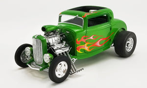 1:18 1932 Blown Ford 3 Window - Green "Rat Fink" -- ACME Hot Rod