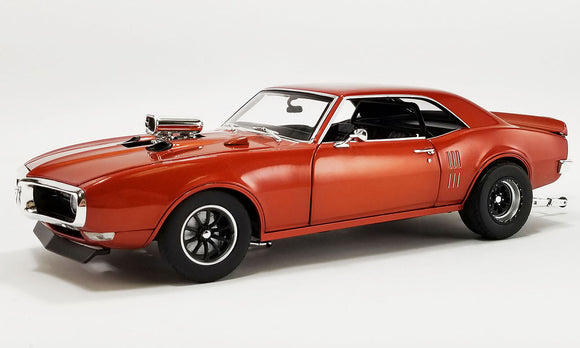 1:18 1968 Pontiac Firebird -- Orange Drag Outlaws -- ACME