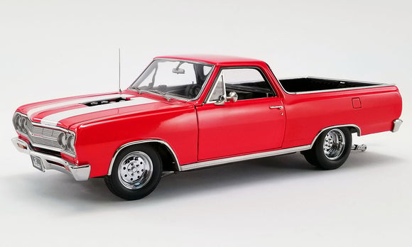 1:18 1965 Chevrolet El Camino -- Drag Outlaw Red -- ACME