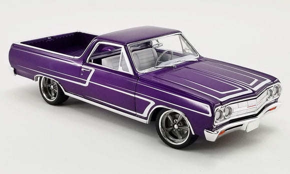 1:18 1965 Chevrolet El Camino Custom Cruiser -- Metallic Purple -- ACME