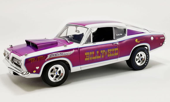 1:18 1968 Plymouth Barracuda Super Stock -- Billy The Kid -- ACME