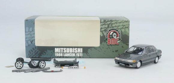 1:64 Mitsubishi Lancer GTI 1988 -- Silver -- BM Creations