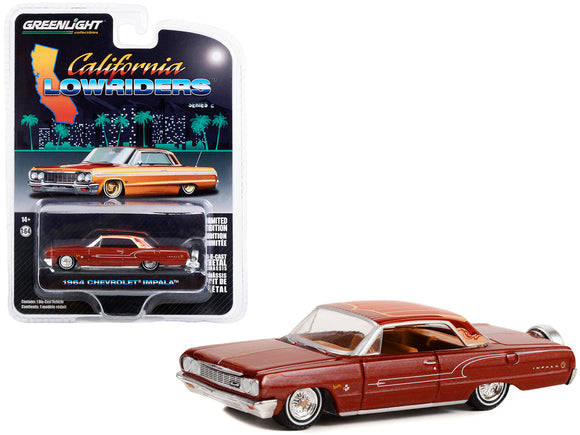 1:64 1964 Chevrolet Impala -- Copper Brown Metallic -- California Lowriders