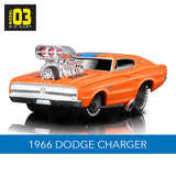 1:64 1966 Dodge Charger -- Orange -- Muscle Machines