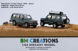 1:64 Mitsubishi Pajero (1st Gen) -- Green -- BM Creations