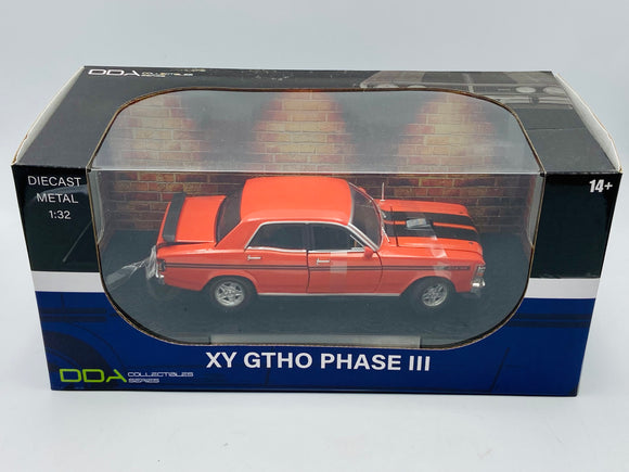 1:32 Ford XY Falcon GT-HO Phase 3 -- Vermillion Fire -- DDA Collectibles