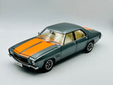 1:18 Holden HQ Monaro GTS -- Gunmetal Grey w/Orange Stripes -- Classic