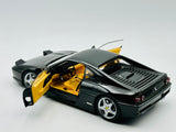 1:18 1995 Ferrari F355 Berlinetta -- Black -- Kyosho