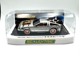 Scalextric 1:32 -- Back to the Future 3 Time Machine -- DeLorean DMC-12 C4307