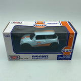 1:43 Mini Cooper -- Gulf Livery -- MotorMax