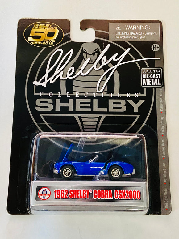 1:64 1962 Shelby Cobra CSX200 -- Blue -- Shelby Collectibles