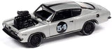 1:64 1967 Plymouth Barracuda -- Metallic Bright Silver -- Johnny Lightning
