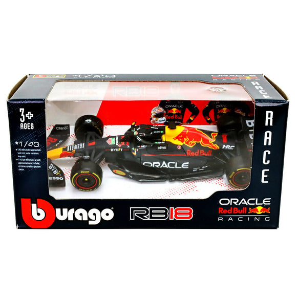 1:43 2022 Max Verstappen -- #1 Red Bull Racing RB18 -- Bburago F1