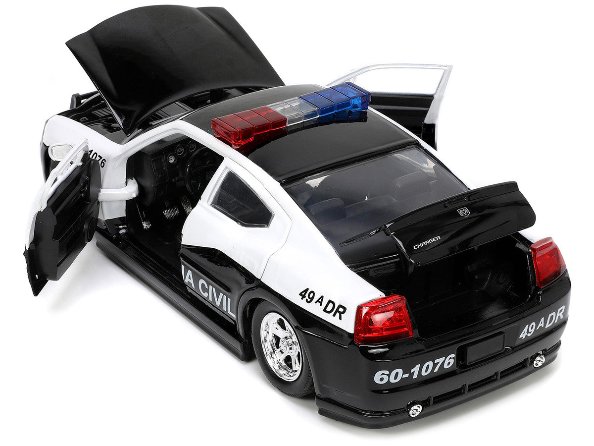 Modellino Jada HEAT 1:24 – Dodge Charger R/T Polizia Autostrada 2006, Pressofuso 91