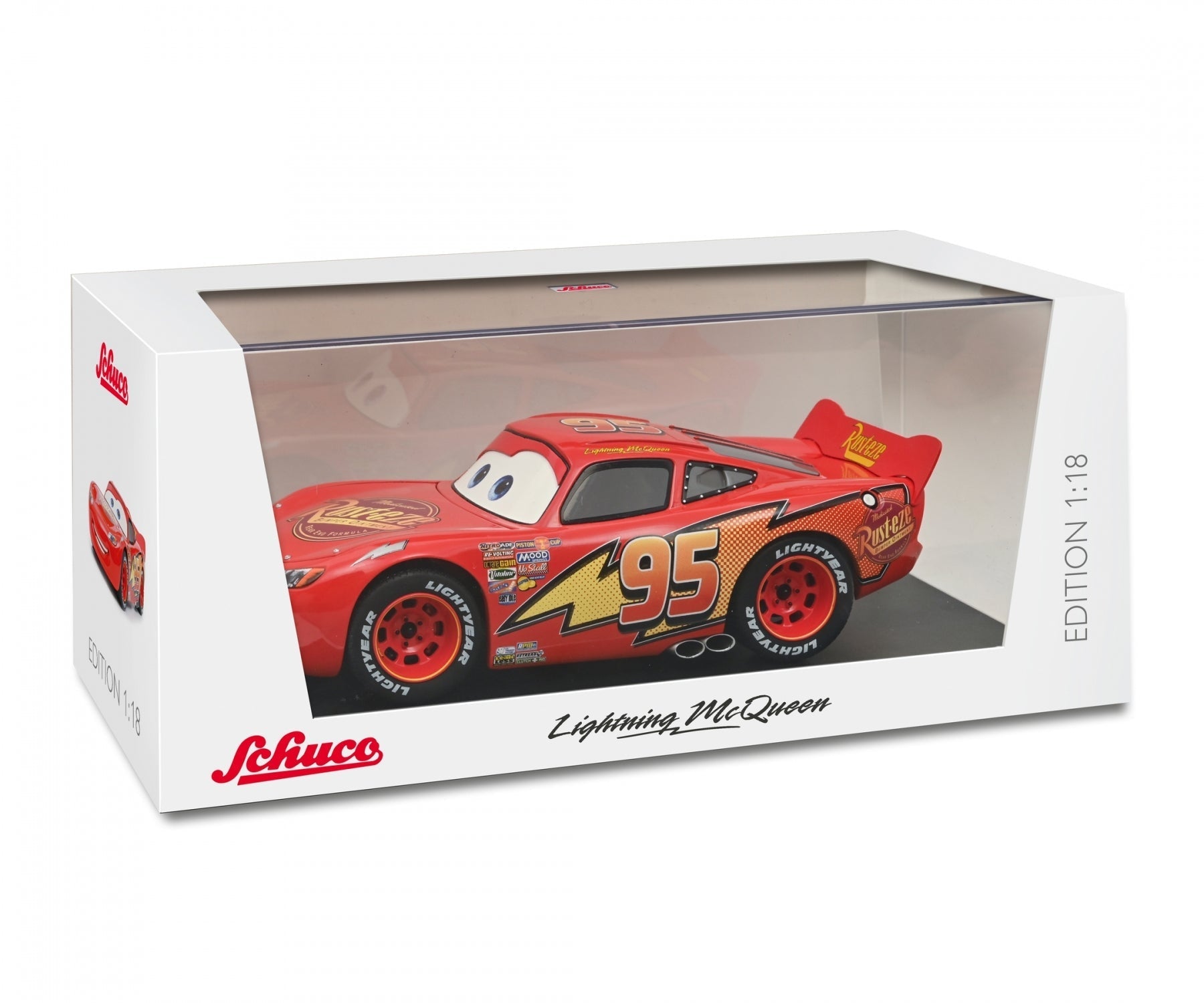 Schuco ライトニング•マックィーン 1/18 1/18 Schuco Lightning McQueen #95 Disney Movie Cars Red with
