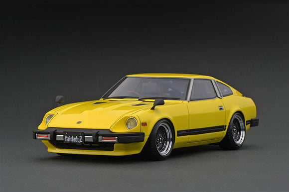 1:18 Nissan Fairlady 280ZX (S130) -- Yellow -- Ignition Model IG1973