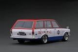 1:18 Datsun Bluebird (510) Wagon -- Red/White/Blue -- Ignition Model IG2221