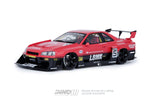 1:18 LBWK Nissan E-R34 Super Silhouette Skyline GTR -- #5 Red -- INNO18